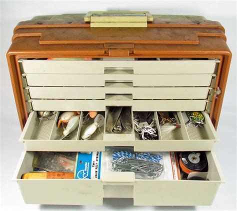 large metal tackle box|old metal tackle boxes.